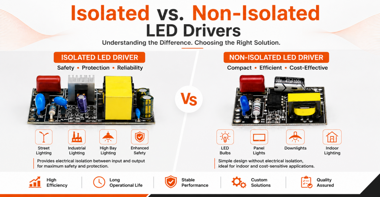isolated vs non-islolated driver